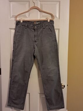 Carhartt Gray Relaxed Fit Men's Size 36x32 Casual Jeans